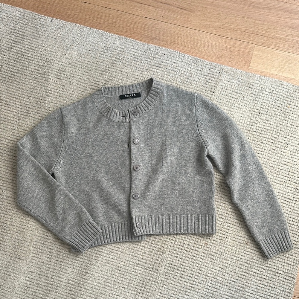 Few Moda Gray Women's Cardigan Sweater size M